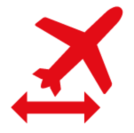 airport transit visa icon